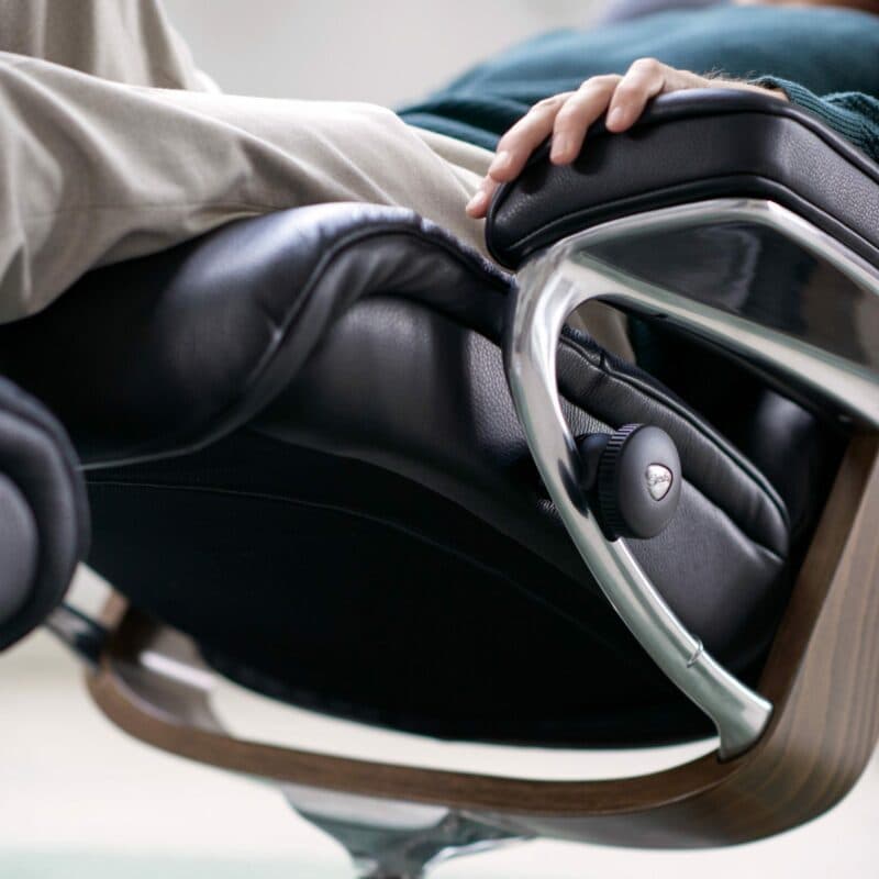 Stressless „View“ Sessel mit Hocker - Impression seitlich