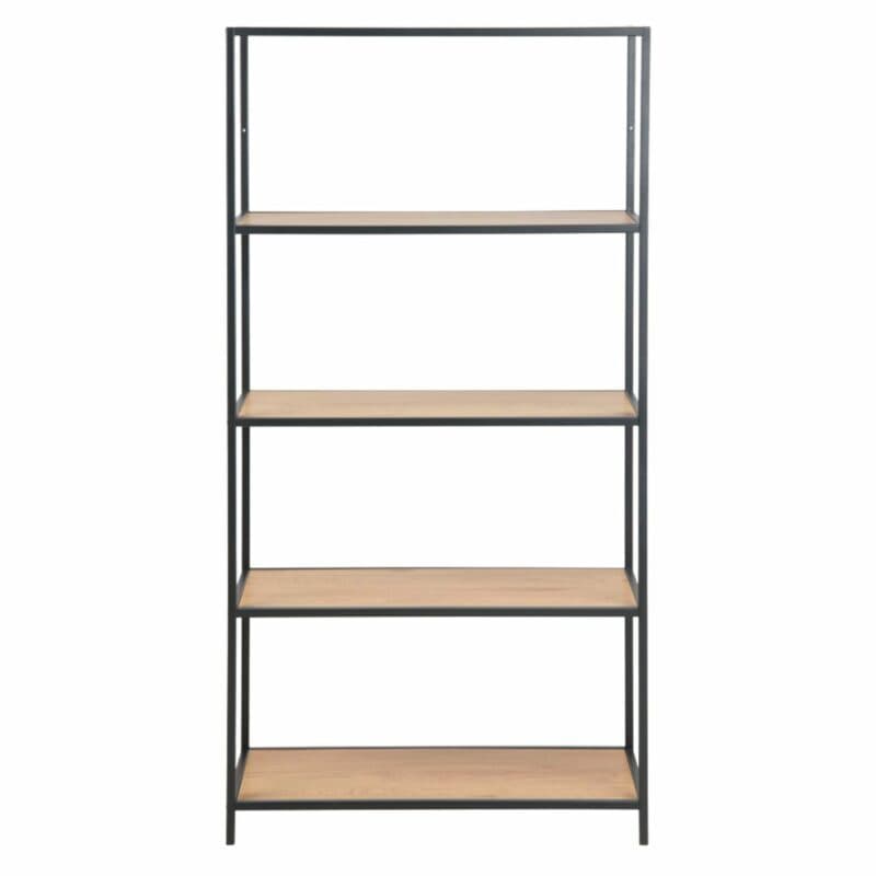 trendstore auroa buecherregal 3 böden frontal