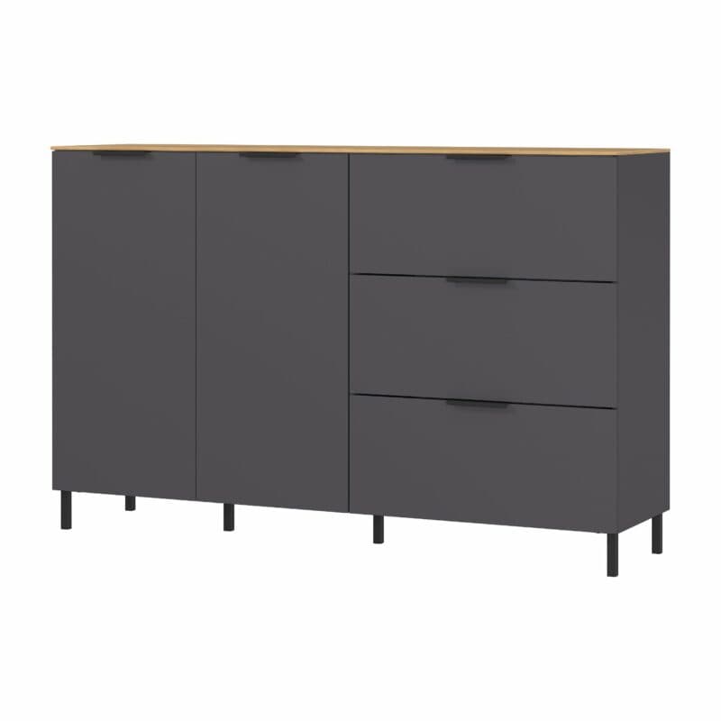 Trendstore Giwon Sideboard mit 2 Türen Frontansicht