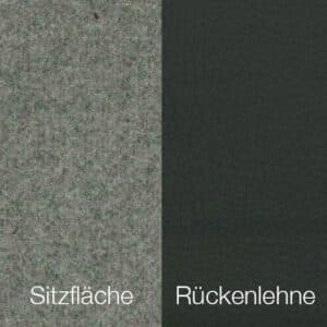 Textilgewebe Future Lightgrey (30 % Wolle, 70 % Polyamid) & Leder Tendens Graniet