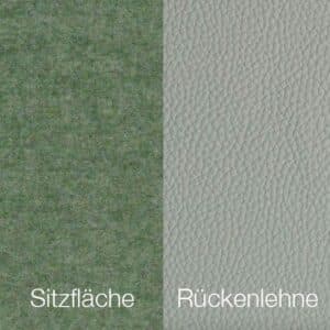 Textilgewebe Future Lightgrey (30 % Wolle, 70 % Polyamid) & Leder Tendens