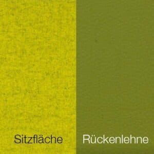 Textilgewebe Future Yellow (30 % Wolle, 70 % Polyamid) & Leder Tendens Lime