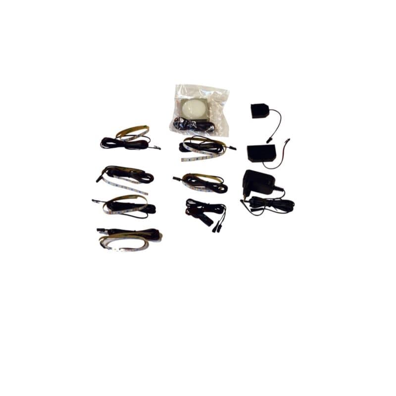 set one by Musterring 7er Set LED-Holzboden- und Nieschenbeleuchtung Type 252K und 238W