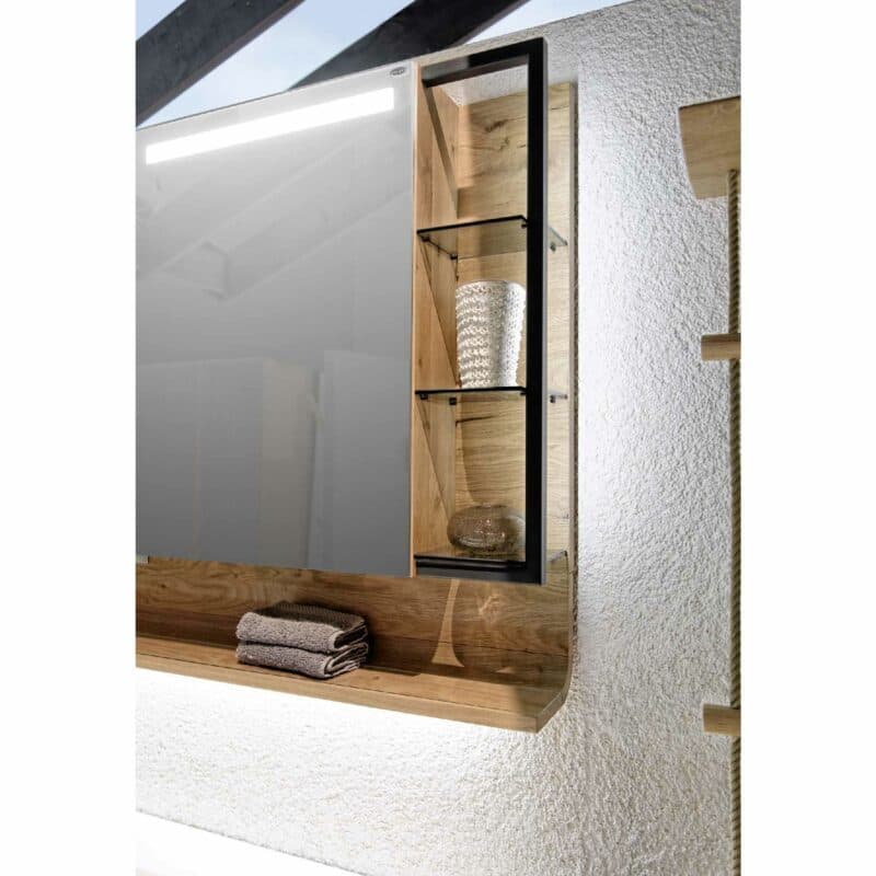 Voglauer V-Quell Badprogramm – Detail Regal Spiegelschrank