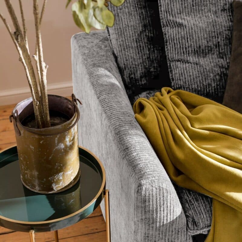 Raum.Freunde Ulf Bigsofa in der Farbe Steel – Wohnbeispiel