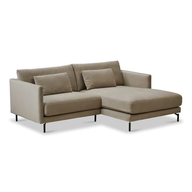 Dixx Divani Sofa Four mit Ottomane rechts seitlich