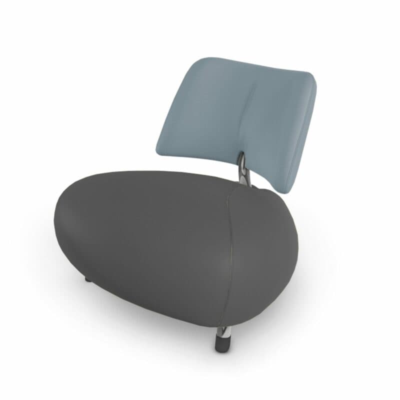 Leolux Pallone Sessel in Leder Senso Ombra und Heaven