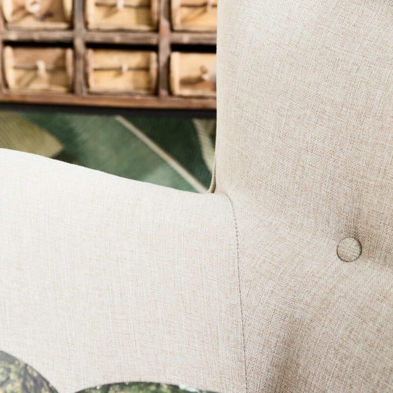 Kare Design Vicky Sessel in Beige Wohnbeispiel mit Detail