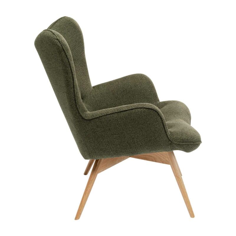 Kare Design Vicky Sessel in Grün Seitenansicht