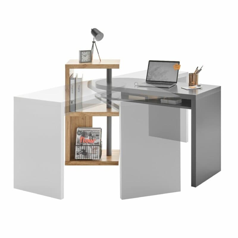 Trendstore Moura Kombi-Schreibtisch – Drehfunktion
