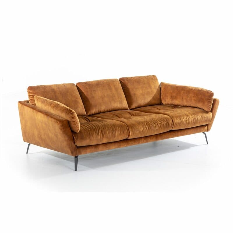 Willi Schillig Softy Megasofa cognac – seitlich 1