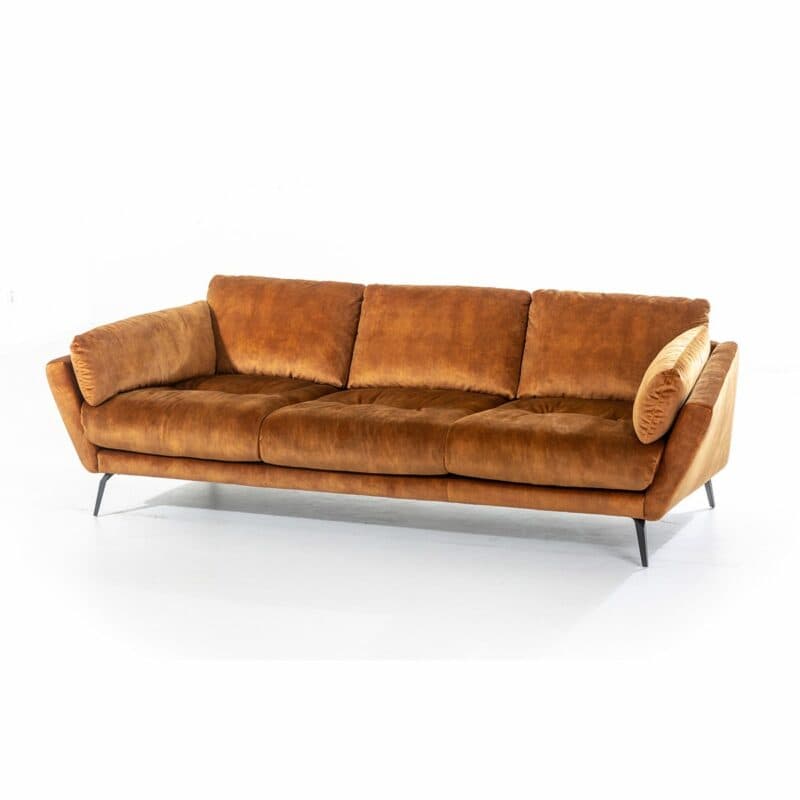Willi Schillig Softy Megasofa cognac – seitlich 2