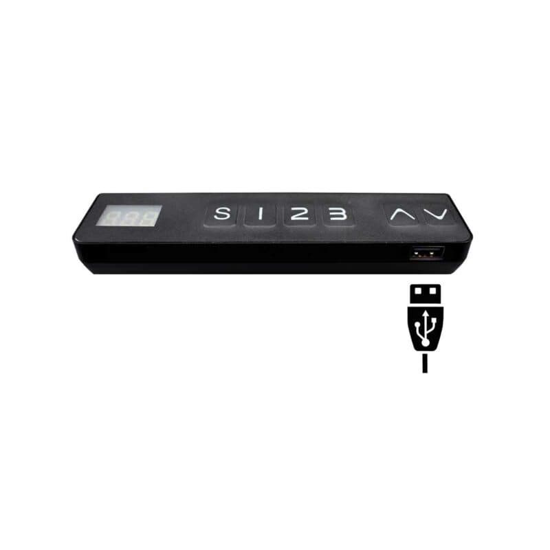 Trendstore Multi-TS Office Bedienelement zeigt USB-Anschluss