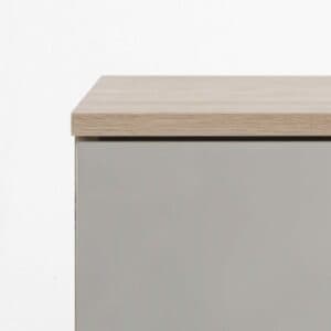 Wimex Easy Plus Eiche sägerau Nachbildung/Spiegelglas