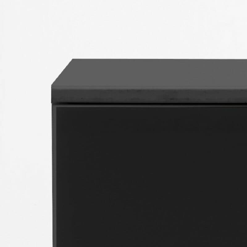 Wimex Easy Plus Dekor graphit/Glas schwarz