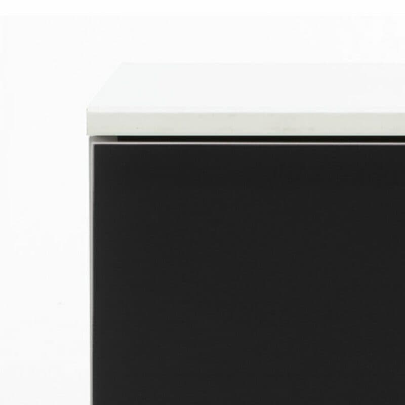 Wimex Easy Plus Dekor weiß/Glas schwarz