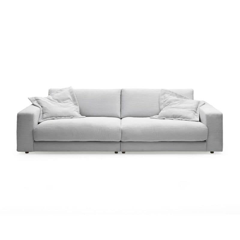 Candy Seventies Megasofa mit Cordbezug in Grau