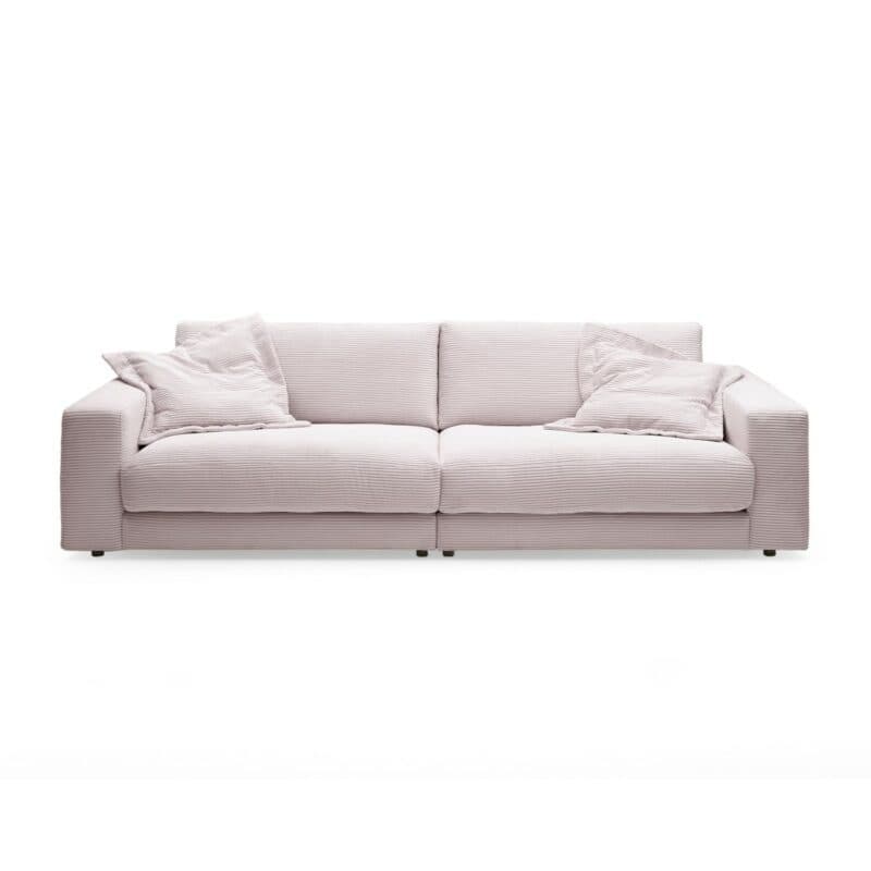 Candy Seventies Megasofa mit Cordbezug in Rosa