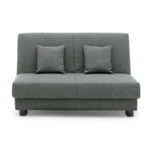 Faltsofa Easy A in Dunkelgrau frontale Ansicht