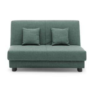 Faltsofa Easy A in Petrol frontale Ansicht
