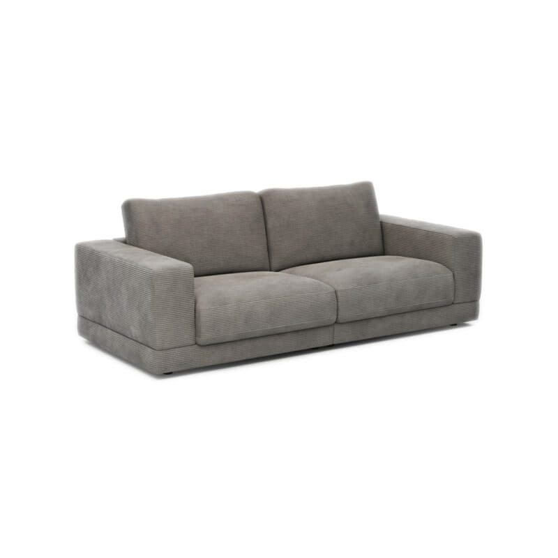 Raum.Freunde Juni 2-Sitzer Sofa mit Cordbezug in Dunkelgrau