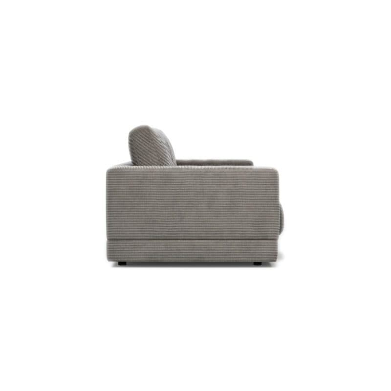 Raum.Freunde Juni 2-Sitzer Sofa mit Cordbezug in Dunkelgrau - seitlich
