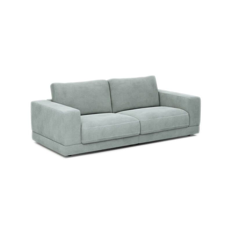 Raum.Freunde Juni 2-Sitzer Sofa mit Cordbezug in Hellblau