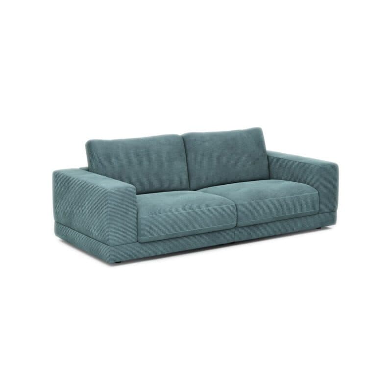 Raum.Freunde Juni 2-Sitzer Sofa mit Cordbezug in Petrol