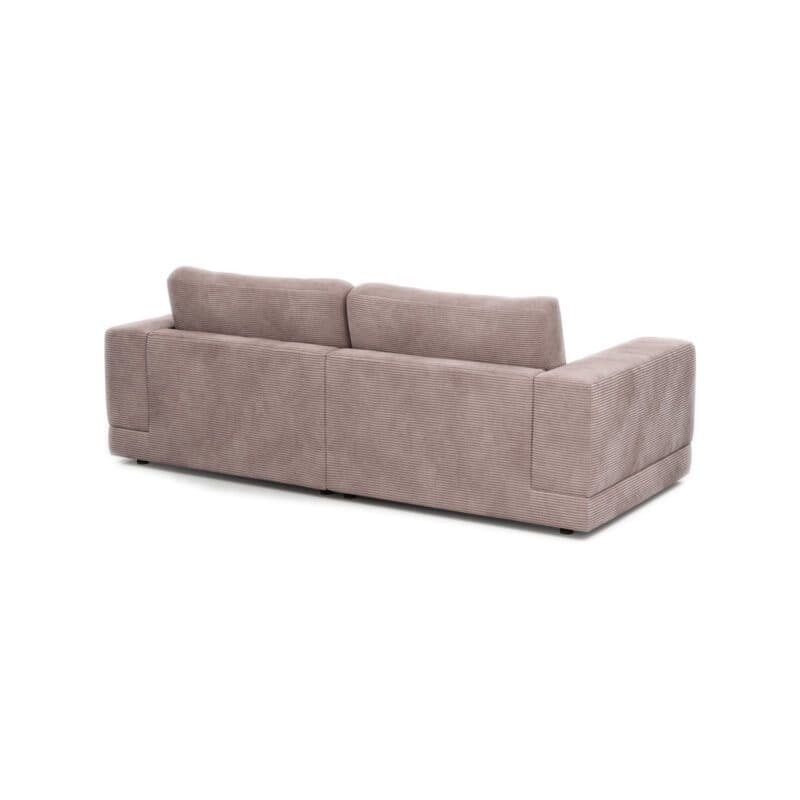 Raum.Freunde Juni 2-Sitzer Sofa mit Cordbezug in Rosa - hinten