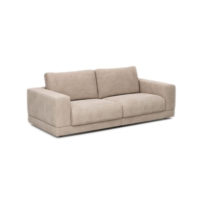 Raum.Freunde Juni 2-Sitzer Sofa mit Cordbezug in Taupe
