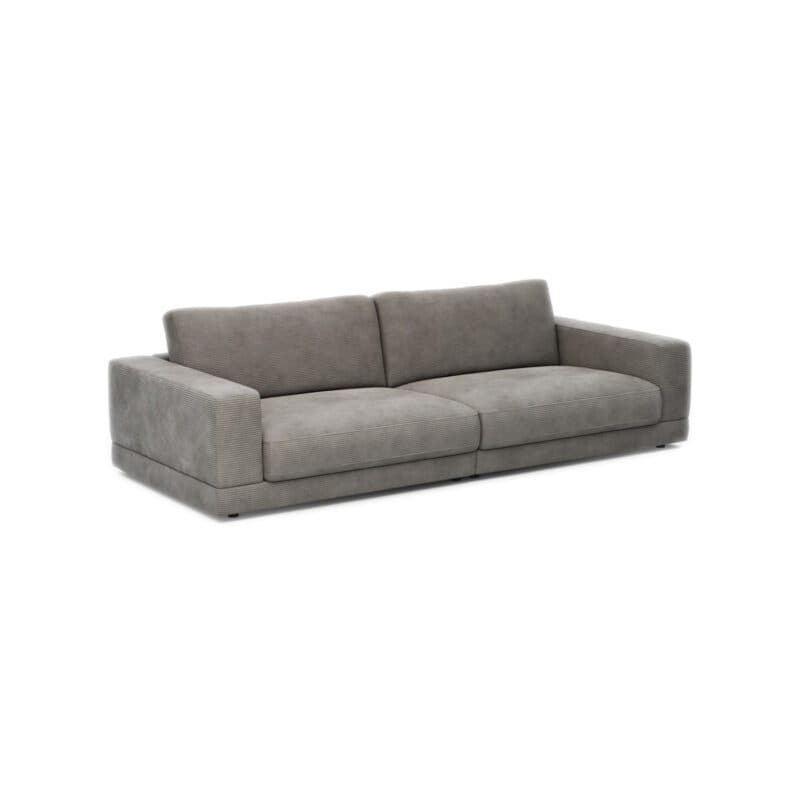 Raum.Freunde Juni 3-Sitzer Sofa mit Cordbezug in Dunkelgrau
