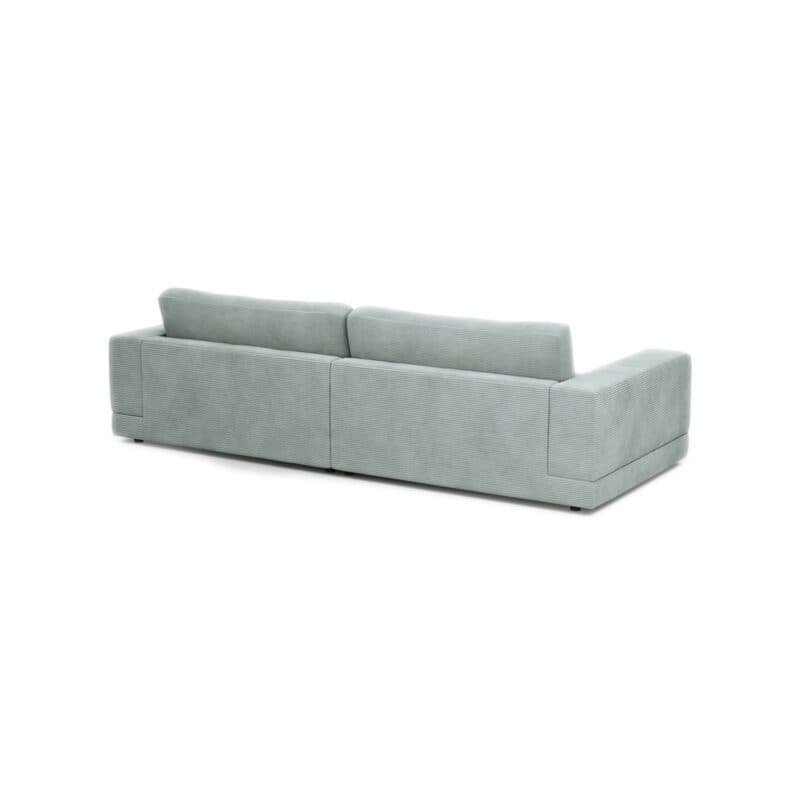 Raum.Freunde Juni 3-Sitzer Sofa mit Cordbezug in Hellblau - hinten
