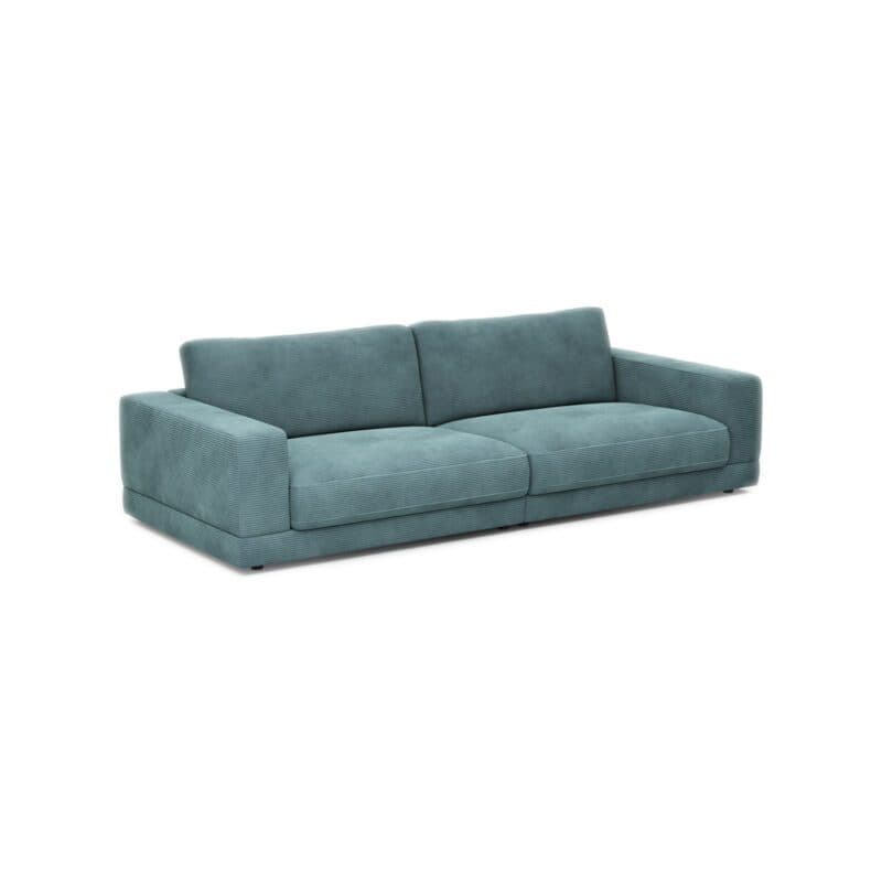 Raum.Freunde Juni 3-Sitzer Sofa mit Cordbezug in Petrol