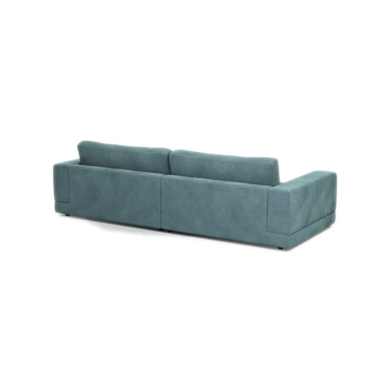 Raum.Freunde Juni 3-Sitzer Sofa mit Cordbezug in Petrol - hinten
