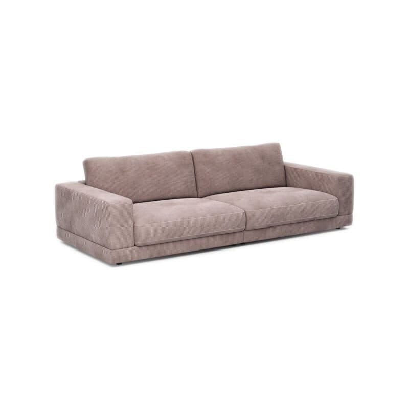 Raum.Freunde Juni 3-Sitzer Sofa mit Cordbezug in Rosa