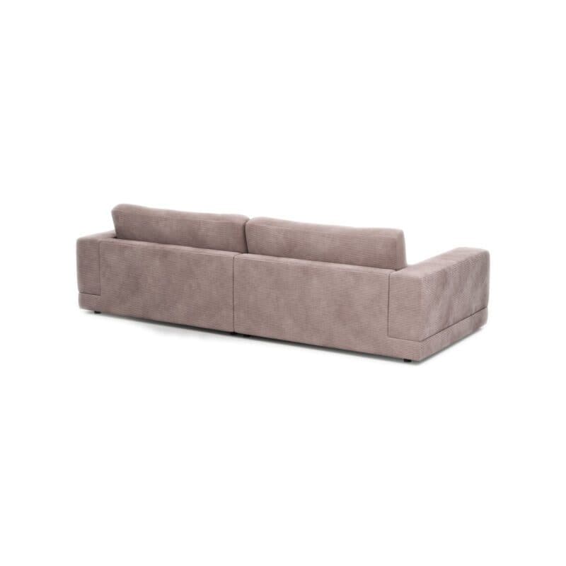 Raum.Freunde Juni 3-Sitzer Sofa mit Cordbezug in Rosa - hinten
