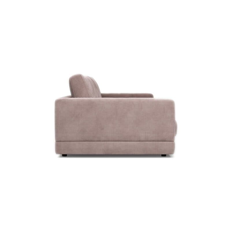 Raum.Freunde Juni 3-Sitzer Sofa mit Cordbezug in Rosa - seitlich