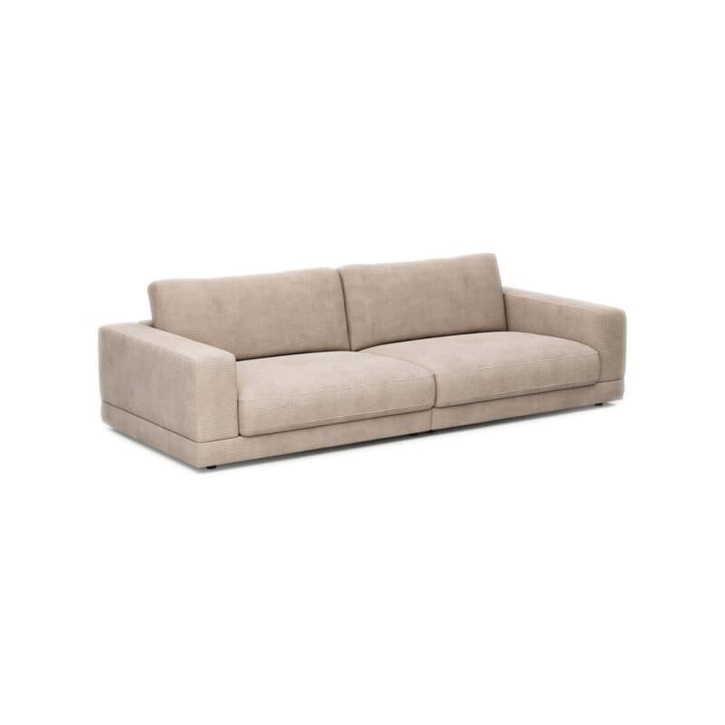 Raum.Freunde Juni 3-Sitzer Sofa mit Cordbezug in Taupe