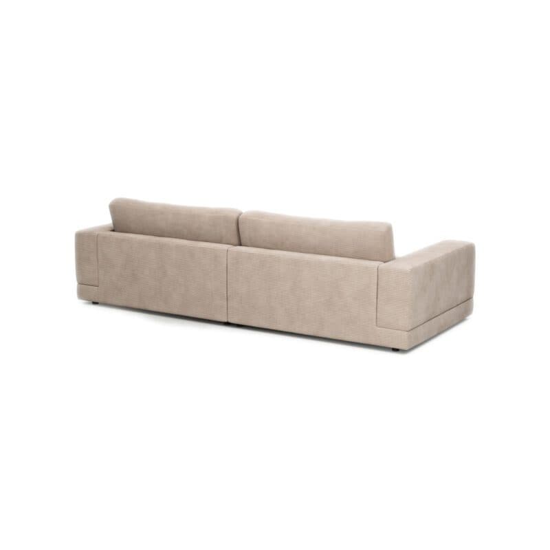 Raum.Freunde Juni 3-Sitzer Sofa mit Cordbezug in Taupe - hinten