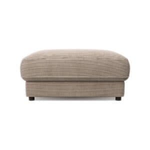Raum.Freunde juni Hocker mit Cordbezug in Taupe