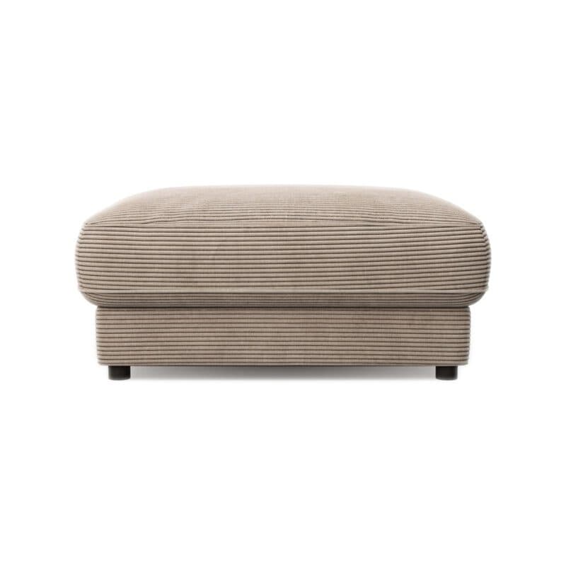 Raum.Freunde juni Hocker mit Cordbezug in Taupe