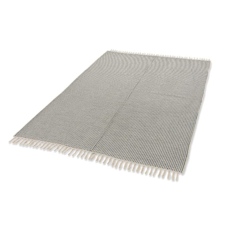 Schöner Wohnen Cottage Webteppich aus 100 % Baumwolle in der Farbe Creme.