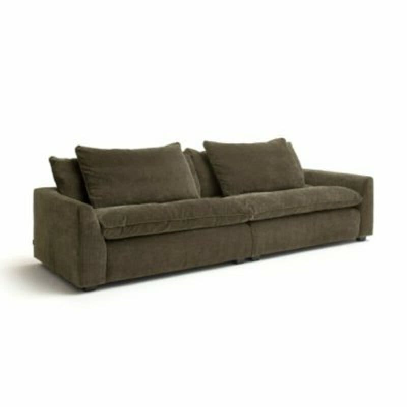 Raum.Freunde Ulf Bigsofa in der Farbe Moos – seitlich