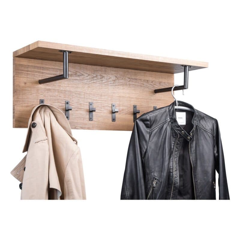 M2 Kollektion Surat Garderobe Eiche Nachbildung – Wohnbeispiel