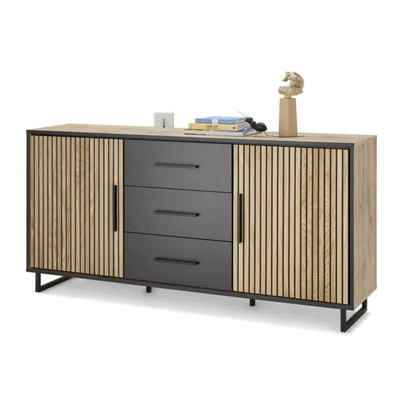 Trendstore Ela Sideboard mit Akustikpaneelen - seitlich