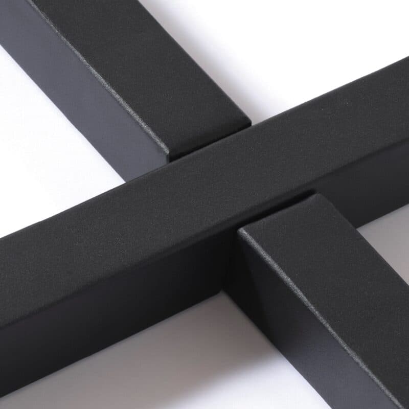 Liadomo Cesura Esstisch mit Metallgestell und Platte in Eiche Optik - Detail Gestell