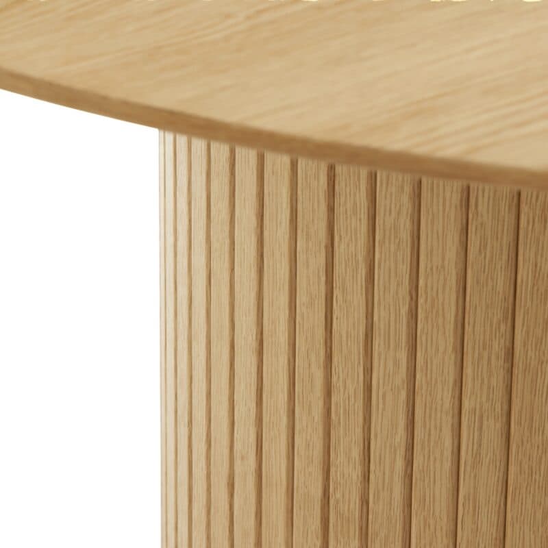 Liadomo Nola Ausziehtisch in Eiche Furnier mit Holzlamellen - Detail