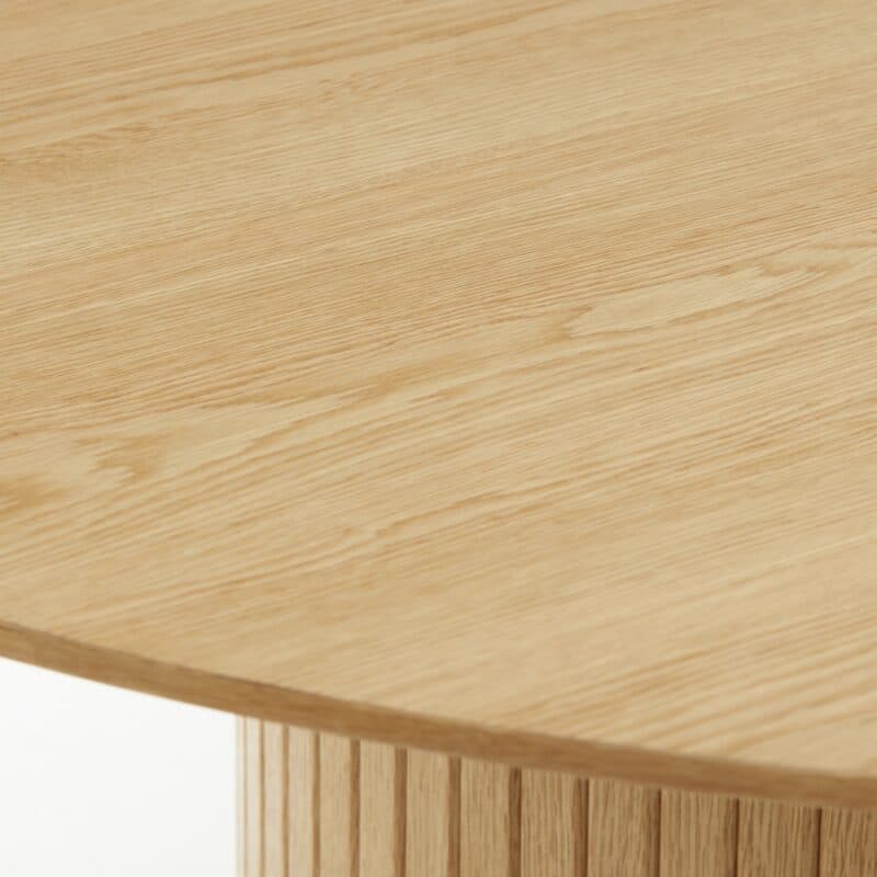 Liadomo Nola Ausziehtisch in Eiche Furnier mit Holzlamellen - Detail