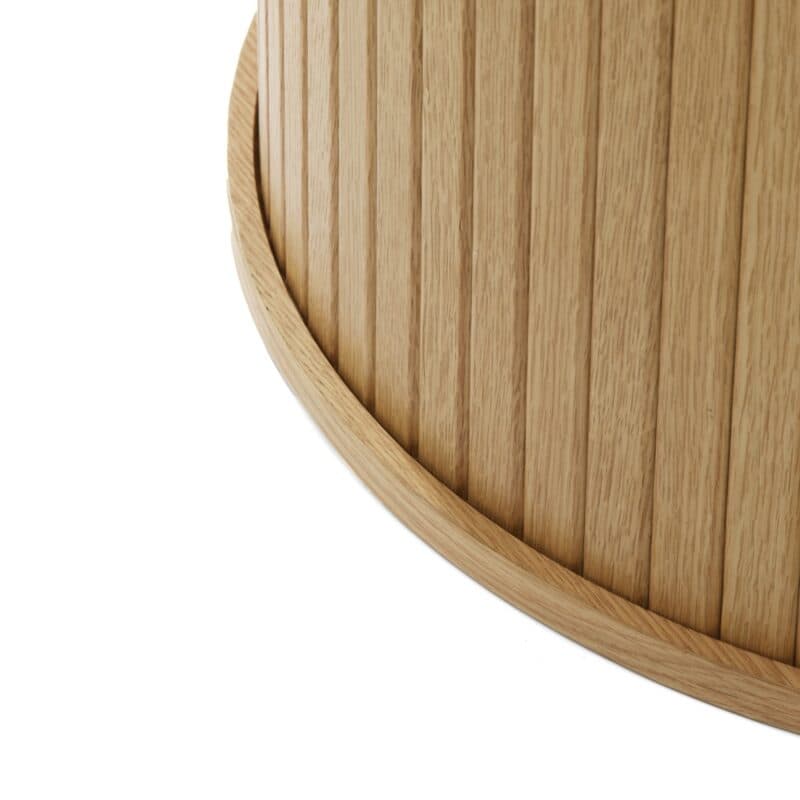 Liadomo Nola Ausziehtisch in Eiche Furnier mit Holzlamellen - Detail