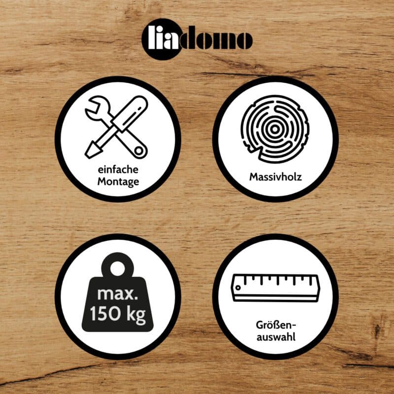 Liadomo Tallinn Massivholzbett USP - Icons